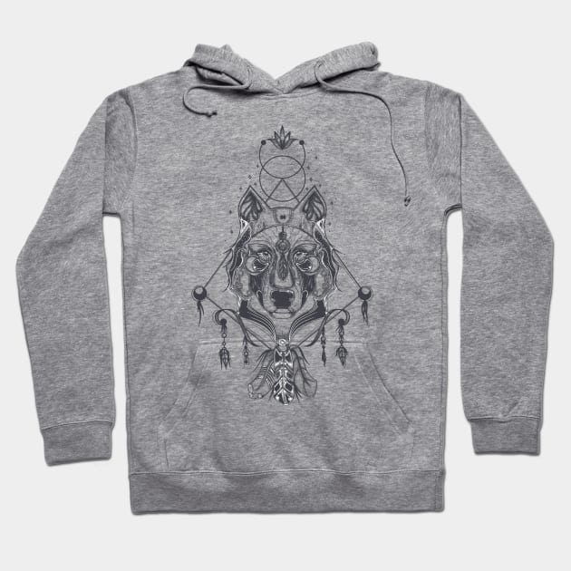 Wolf Native Hoodie by hitext